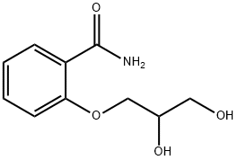 2-(2,3-Dihydroxypropoxy)benzamide Struktur