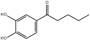 1-(3,4-DIHYDROXY-PHENYL)-PENTAN-1-ONE Struktur