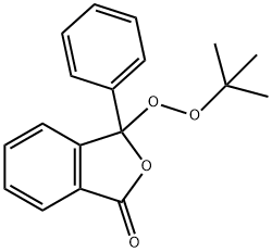 3-(tert-butyldioxy)-3-phenylphthalide Struktur