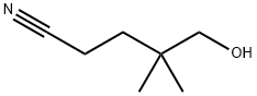 5-hydroxy-4,4-dimethylvaleronitrile Struktur