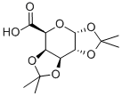 1,2,3,4-DI-O-ISOPROPYLIDENE-ALPHA-D-GALACTURONIC ACID Struktur