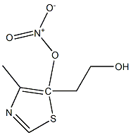 4-METHYL-5-(2-NITROOXY-ETHYL)-THIAZOLE Struktur