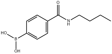 4-(BUTYLAMINOCARBONYL)PHENYLBORONIC ACID Struktur