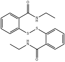 2,2'-dithiobis[N-ethylbenzamide]  Struktur