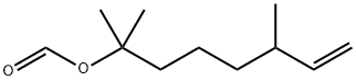 2,6-dimethyloct-7-en-2-yl formate Struktur