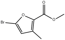 5-Bromo-3-methyl-2-furancarboxylic acid methyl ester Struktur