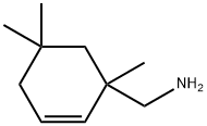 2-Cyclohexene-1-methanamine,  1,5,5-trimethyl- Struktur