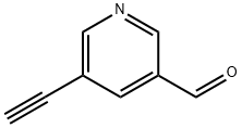 3-Pyridinecarboxaldehyde, 5-ethynyl- (9CI) Struktur