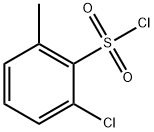 2-CHLORO-6-METHYLBENZENESULFONYL CHLORIDE Struktur