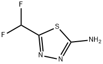 5-(DIFLUOROMETHYL)-2-AMINO-1,3,4-THIADIAZOL Structure