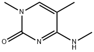 1,5-dimethyl-4-methylamino-1H-pyrimidin-2-one Struktur