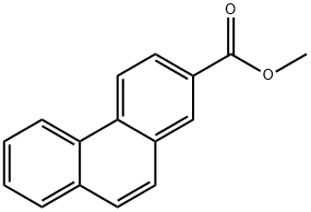 2-Phenanthrenecarboxylic acid methyl ester Struktur