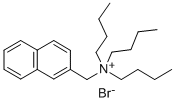 N-(2-NAPHTHYL METHYL)-N,N,N-TRIBUTYL AMMONIUM BROMIDE Struktur