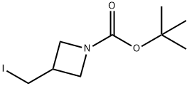 TERT-BUTYL 3-(IODOMETHYL)AZETIDINE-1-CARBOXYLATE Struktur