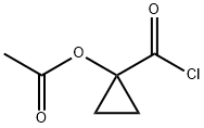 Cyclopropanecarbonyl chloride, 1-(acetyloxy)- (9CI) Struktur