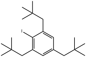 1,3,5-Trineopentyl-2-iodobenzene Struktur