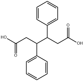 3,4-Diphenyladipic acid Struktur