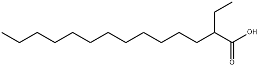 2-ethylmyristic acid  Struktur