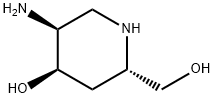 2-Piperidinemethanol,5-amino-4-hydroxy-,(2S,4R,5S)-(9CI) Struktur