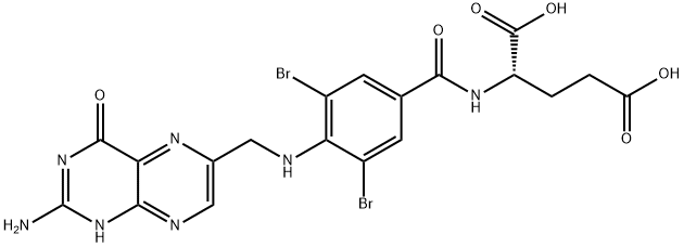 3',5'-dibromofolic acid Struktur