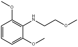 2,6-DIMETHOXY-N-(2-METHOXYETHYL)BENZENAMINE Struktur