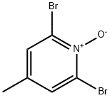 2,6-Dibromo-4-methylpyridine-1-oxide Struktur