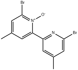 6,6'-DIBROMO-4,4'-DIMETHYL-2,2'-BIPYRIDINE-1-OXIDE Struktur