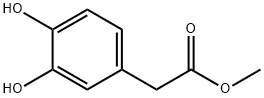 3,4-DIHYDROXYPHENYLACETIC ACID METHYL ESTER Struktur