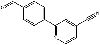 4-(3-Cyanopyridin-2-yl)benzaldehyde Struktur