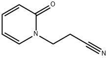 3-(2-oxopyridin-1-yl)propanenitrile Struktur