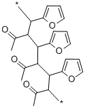 POLYFURFURYLIDINEACETONE Struktur