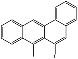 6-Fluoro-7-methylbenz[a]anthracene Struktur