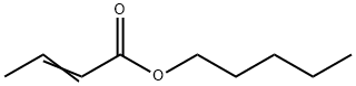 pentyl 2-butenoate  Struktur