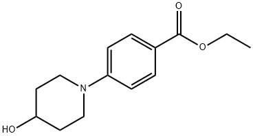 4-(4-Hydroxy-1-piperidinyl)ethyl benzoate Struktur