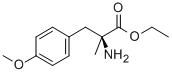 (S)-2-AMINO-3-(4-METHOXY-PHENYL)-2-METHYL-PROPIONIC ACID ETHYL ESTER Struktur