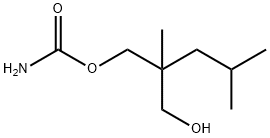 Carbamic acid 2-(hydroxymethyl)-2,4-dimethylpentyl ester Struktur