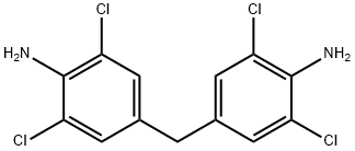 4,4'-methylenebis[2,6-dichloroaniline]  Struktur