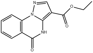 ETHYL 5-OXO-4,5-DIHYDROPYRAZOLO[1,5-A]QUINAZOLINE-3-CARBOXYLATE Struktur