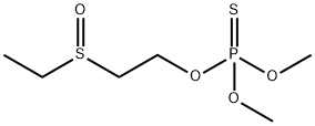 Phosphorothioic acid O-[2-(ethylsulfinyl)ethyl]O,O-dimethyl ester Struktur