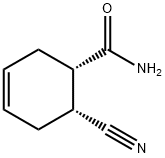 3-Cyclohexene-1-carboxamide,6-cyano-,cis-(8CI) Struktur