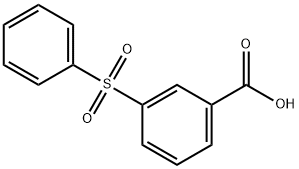 m-(Phenylsulfonyl)benzoic acid Struktur