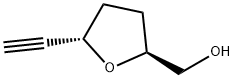 2-Furanmethanol, 5-ethynyltetrahydro-, (2S,5S)- (9CI) Struktur