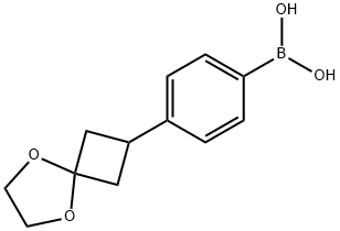 3-(4-BORONOPHENYL)CYCLOBUTANONE ETHYLENE KETAL Struktur