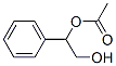 2-hydroxy-1-phenylethyl acetate Struktur