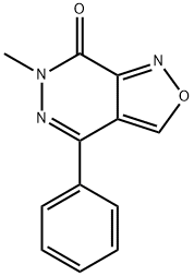 4-Phenyl-6-methylisoxazolo[3,4-d]pyridazine-7(6H)-one Struktur