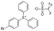 (4-BROMOPHENYL)DIPHENYLSULFONIUM TRIFLATE Struktur