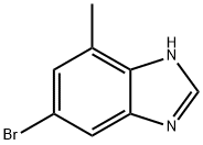 6-BROMO-4-METHYL-1H-BENZOIMIDAZOLE Struktur