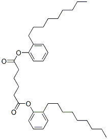 bis(nonylphenyl) adipate Struktur