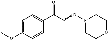 4'-Methoxy-α-(morpholinoimino)acetophenone Struktur