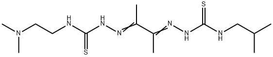 N-Isobutyl-4,5,12-trimethyl-8-thioxo-2,3,6,7,9,12-hexaazatrideca-3,5-dienethioamide Struktur